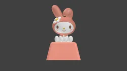 My Melody Keycap 3D Print Model in PC and Laptop 539570