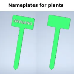 Nameplates for plants - ***Free customizable***