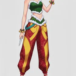 Zoey from Huntrix, Christmas figure.