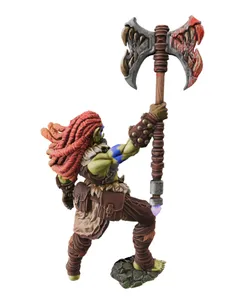 Ork Fighter - Full Colour Miniature - D&D