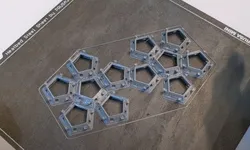 Snap-Together Folding Dodecahedron Frame
