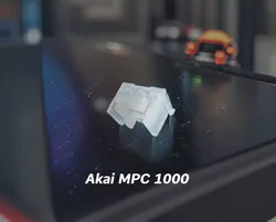 AKAI MPC 1000 Function  Button 3D print model