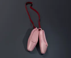 Ballerina Shoes Keychain 3D print model