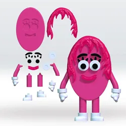Characters & Creatures STL Descărcare - Save the shapes 2 STL 3D Model MultiParts No Support Fanart - FnFLab
