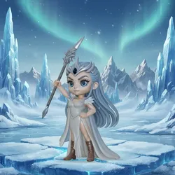Characters & Creatures STL Download - Ice princessby Radiance_Designs