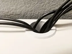 Customizable Desk Cable Passage Guide & Cover