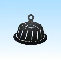 Free Jewelry & Accessories STL Download - Keychain Kougelhopf kouglof Elsassby HGS67