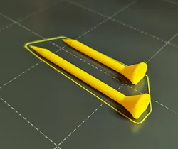 Golf Tee - Asymmetrical Flat Print