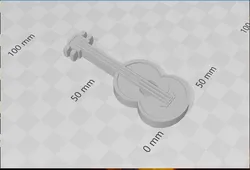 Guitar Fridge Magnet