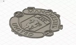 Manchester United Keychain 3D print model