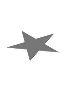 Star confetti 0.2mm