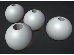 TomTom balls for GPS mounts with hole for M4 screws