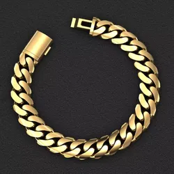 12 MM MIAMI CUBAN LINK PONG SET FOR BRACELET OR NECKLACE