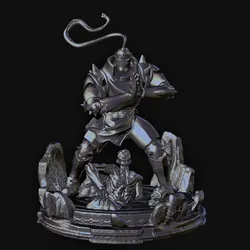 Alphonse Elric Fullmetal Alchemist 3D Print Model in Man 618527