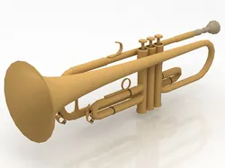 Brass bell trumpet