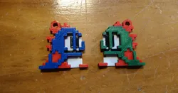 bubble bobble keychain