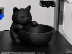 Cuenco Gatuno – Lindo Contenedor / Dulcero de Gato - Modelo de impresión 3D gratuito