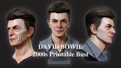 DAVID BOWIE 2000s renderable bust