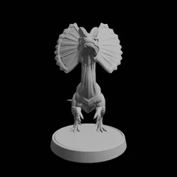 Dilophosaurus Miniature 3D Print Model in Architecture 620842
