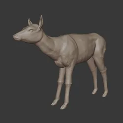 Doe – Graceful Female Deer 3D Printable Model