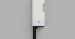 Door hook, button presser with enclosure MK1 (No touching tool)
