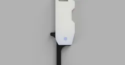 Door hook, button presser with enclosure MK2 (No touching tool)