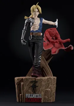 Edward Elric Fullmetal Alchemist 3D Print Model in Man 619049