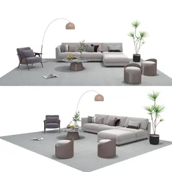 Fabric sofa set 24