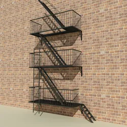 Fire Escape Stairs