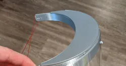 Flat Visor for Prusa Face Shield