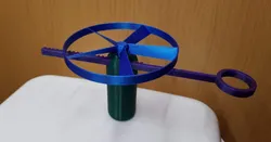 Flying propeller toy