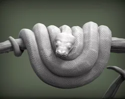 Green tree python