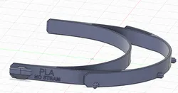 Headband for Protective Face Shield (RC2 type)