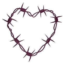 Heart Wall Decoration - Barbed Wire
