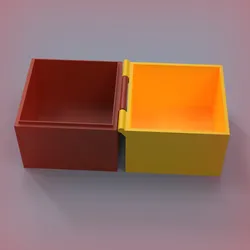 Hinged Box 3D Print Model in Other 621261
