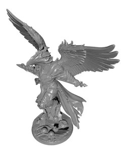 Infernal Phoenix Burning Feathers Printable STL Model