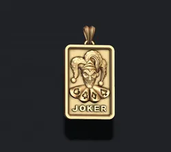 Joker playing card pendant light 3D print model 3D print model 3D Print Model in Pendants 619769