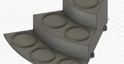 Lazy Susan Spice Shelves
