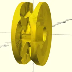 Link chain sprocket generator for OpenSCAD v2