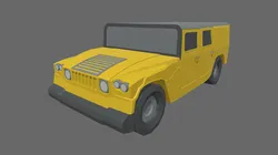 Low Poly Off Road Car 01