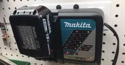 Makita 18V charger holder for pegboard