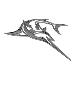 Marlin Fish 2D Wall Art.3mf