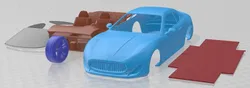 Maserati Gran Turismo MC Stradale 2012 Printable Car 3D Print Model in Automotive 620277