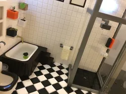 Miniature Shower Booth   (bathroom)
