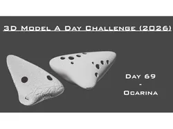 Model A Day Challenge - Day 69 - Ocarina