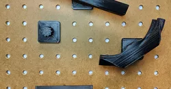 Peg Board Marble Run
