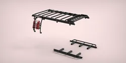 PROLINE rack and running boards for Land Cruiser J76