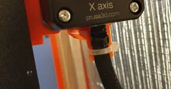 Prusa i3Mk3/s X-Axis Motor Cable Manager