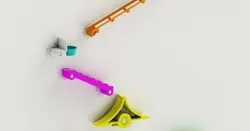Refrigerator Marble Track