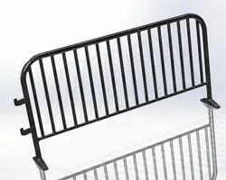 Simple Safety Barrier 3D Printable Model Multiple Scales